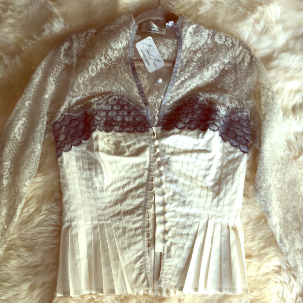 Byron Lars Beauty mark top